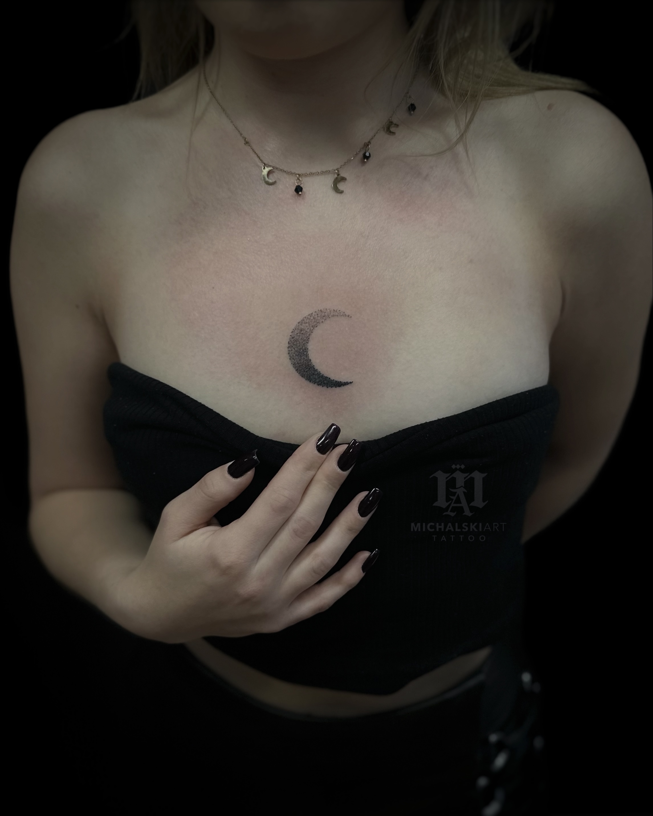 tatuaż księżyca