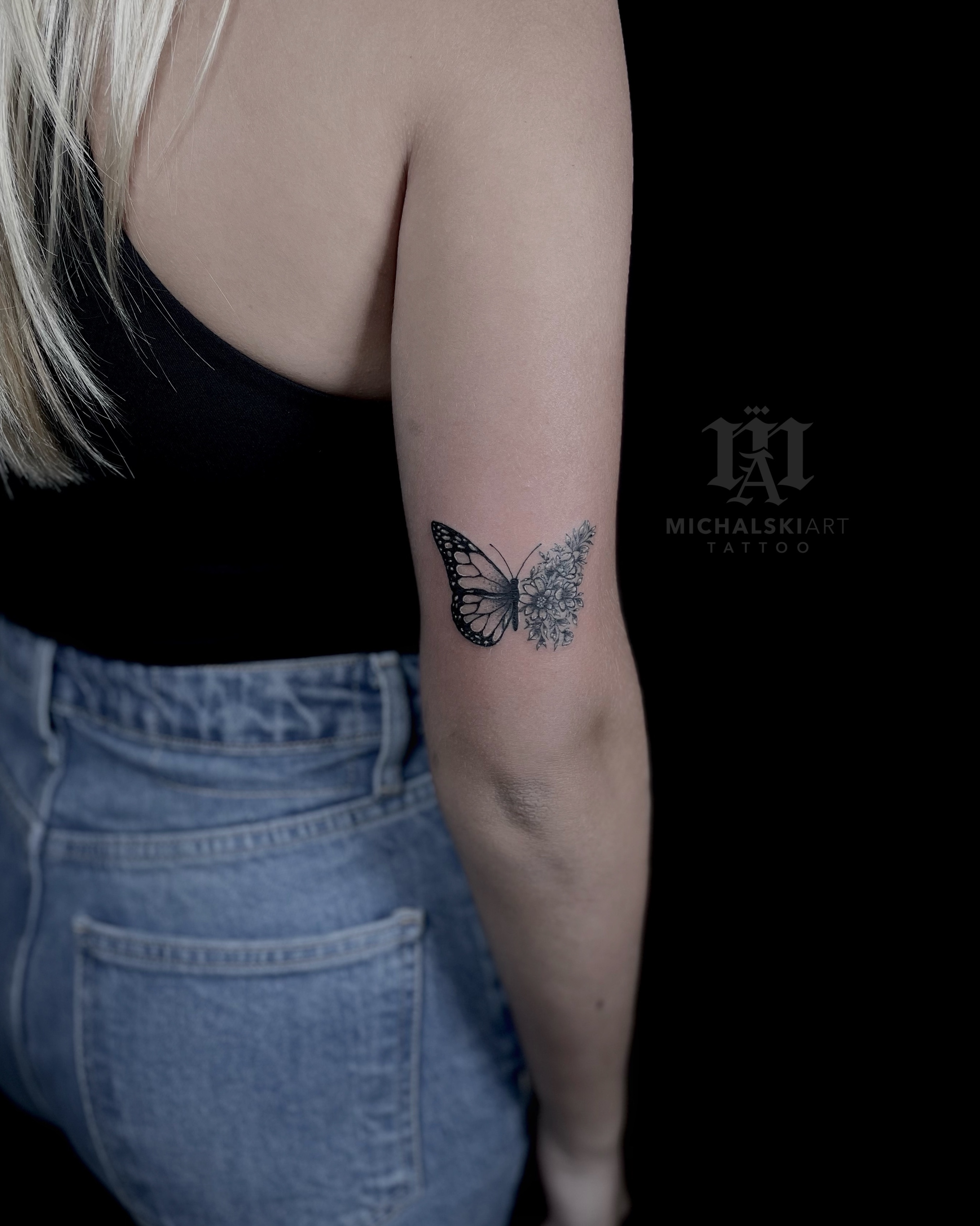 tatuaż motyla