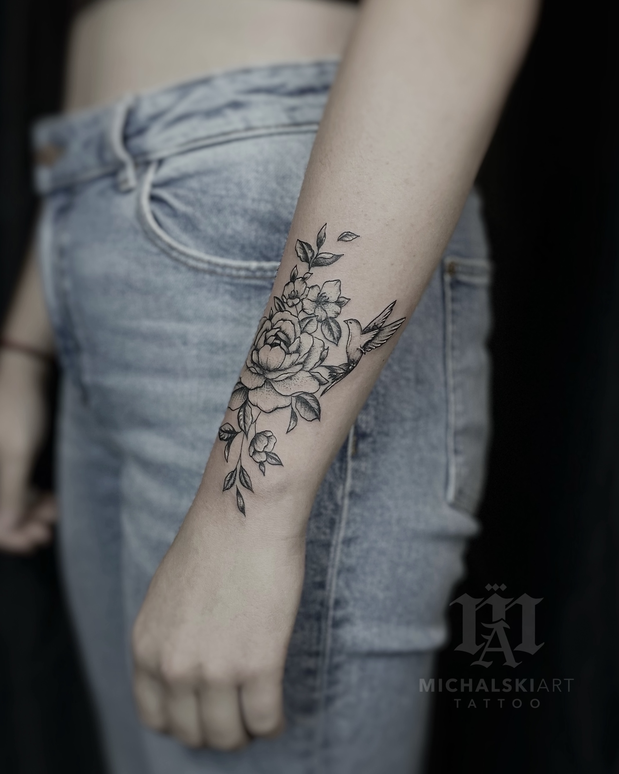 tatuaż róża