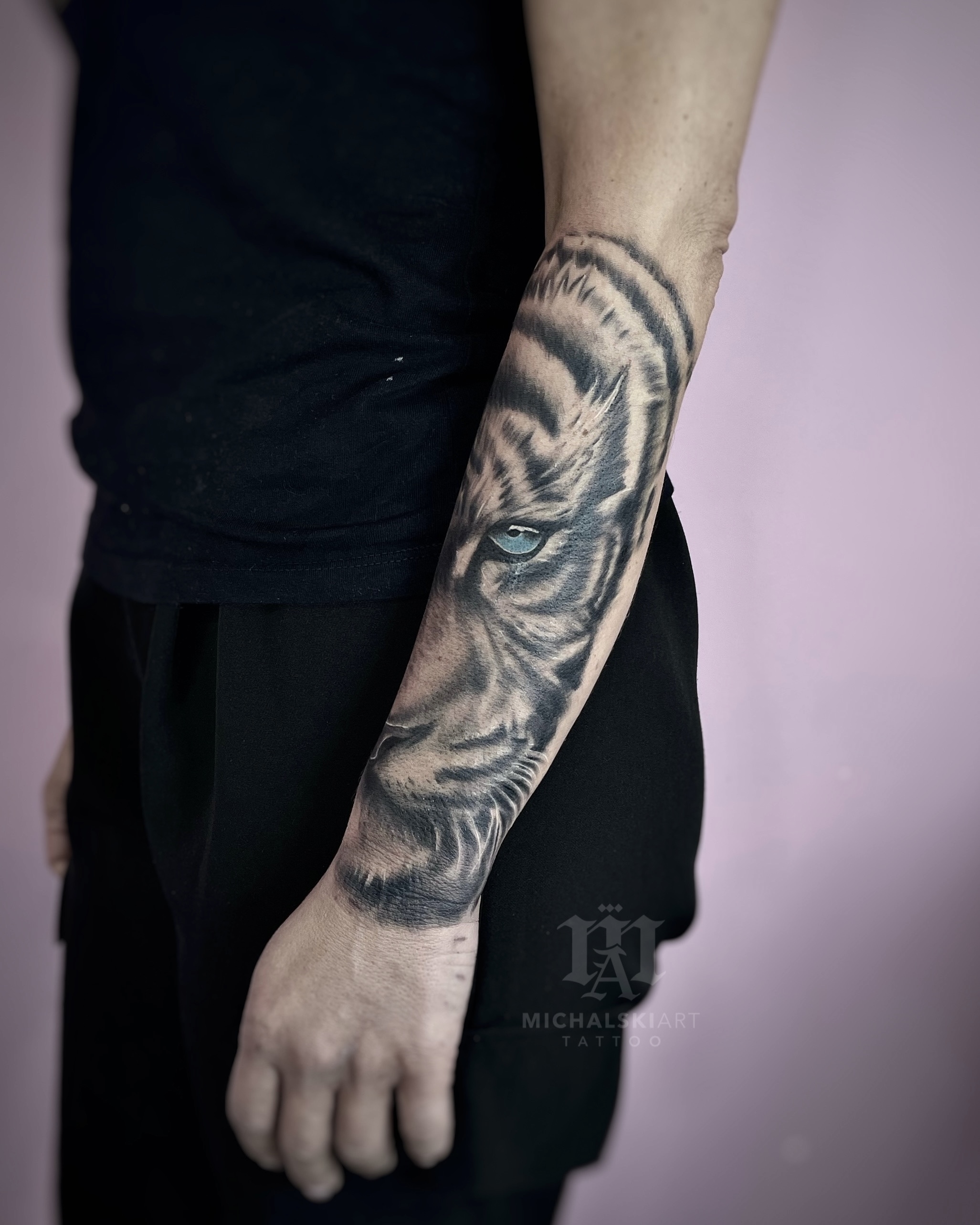 tatuaż tygrys