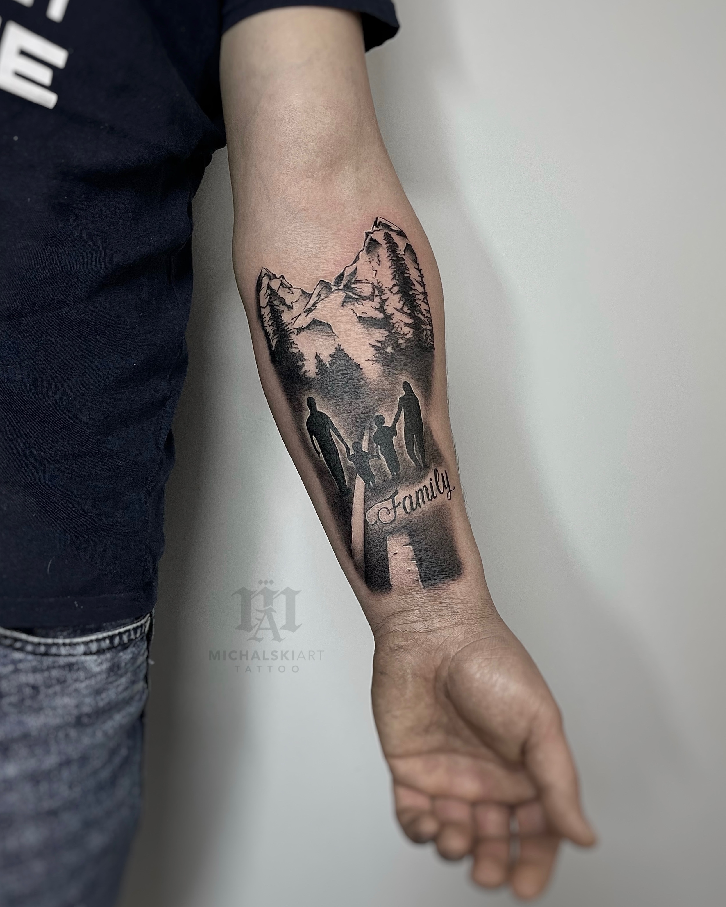 tatuaż rodzina